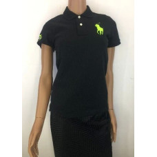 Футболка поло Ralph Lauren чорна 000285
