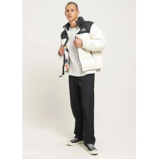 Пуховик The North Face чорно-білий 000573
