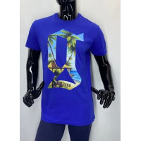 Футболка Galliano синяя 001008