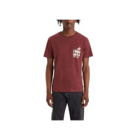 Футболка Levi's бордовая 001115