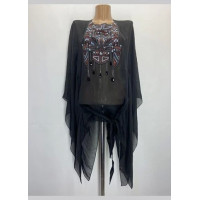 Пончо Roberto Cavalli чорне 001400