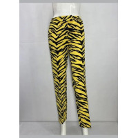 Штаны каррот MOSCHINO жёлтые 001432