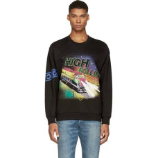 Світшот Alexander McQueen чорний 001434
