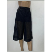 Брюки-капри Maison Margiela чёрные 001467