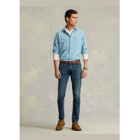 Джинсы RALPH LAUREN голубые 001581