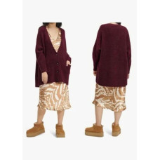 Кардиган UGG темно-вишневий 001945