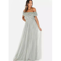 Платье ASOS оливковое 002113