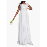 Платье Frock and Frill светло-серое 002117