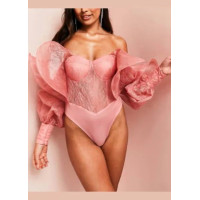 Боди-блузка ASOS розовая 002140
