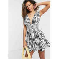 Платье ASOS черно-белое 002288