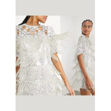 Сукня ASOS срибна 002367