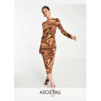 Сукня ASOS коричнева 002372