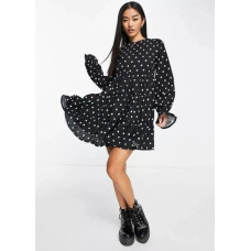 Сукня-комбінезон ASOS чорно-білий 002401
