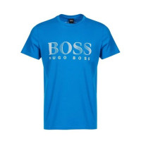 Футболка BOSS голубая 002650