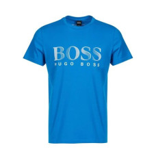 Футболка BOSS блакитна 002650