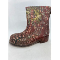 Чобітки Just Cavalli бордові 110129