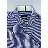 Рубашка Tommy Hilfiger синяя 000749