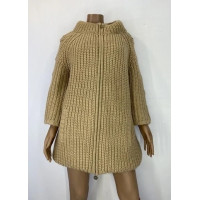 Пуховик Elisabetta Franchi бежевый 000567
