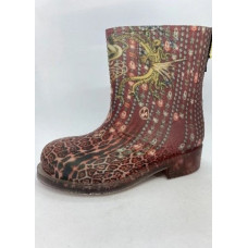Чобітки Just Cavalli бордові 110129