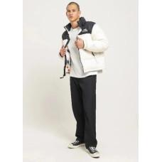 Пуховик The North Face чорно-білий 000573