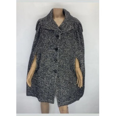 Пончо Burberry чорно-біле 001155