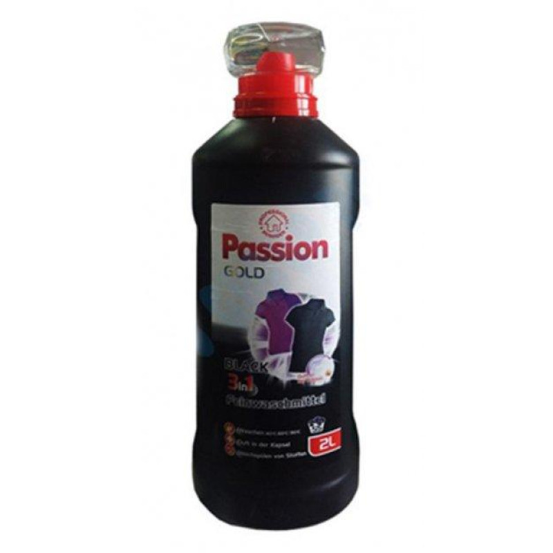 Гель для прання темних та чорних тканин Passion Gold 3в1 Black 2л