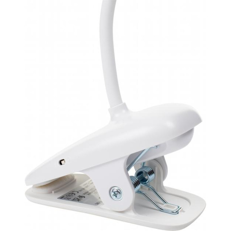 Настольная лампа з аккумулятором Philips Led Reading Desk Lamp Donutclip 3W 4000K 1200mAh USB 5V Белый