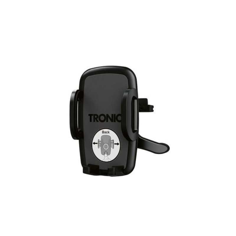 Держатель для смартфона с зарядным устройством и шнуром TRONIC TKHU2A2  для вентиляционной решетки Черный