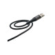 Кабель для зарядки та передавання даних USB 2,0 А для Micro USB Silver Crest Чорний
