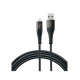 Кабель для зарядки та передавання даних USB 2,0 А для Micro USB Silver Crest Чорний