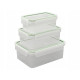 Набір продуктових контейнерів із кришкою Livarno 3шт 451554