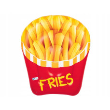 Надувний матрац для плавання Fries Crivit 147х126х29см Червоний з жовтим