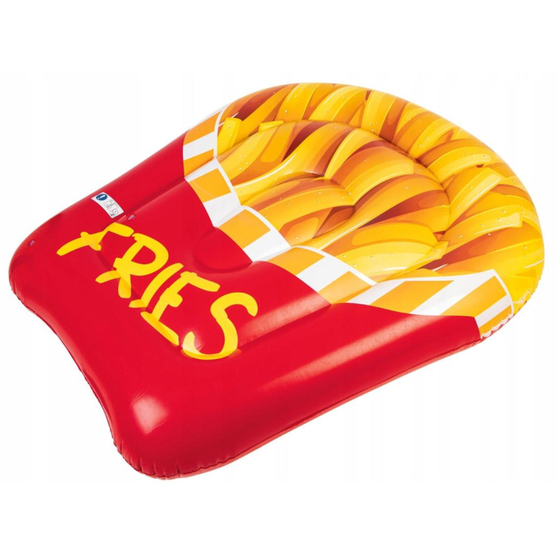 Надувний матрац для плавання Fries Crivit 147х126х29см Червоний з жовтим