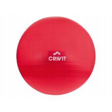 Фітбол, м'який гімнастичний м'яч, м'яч для фітнесу Crivit Ø65 см Червоний
