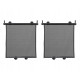 Набір сонцезахисних штор на бічні вікна автомобіля, ролети Ultimate Speed 2шт Чорний (440611/1)