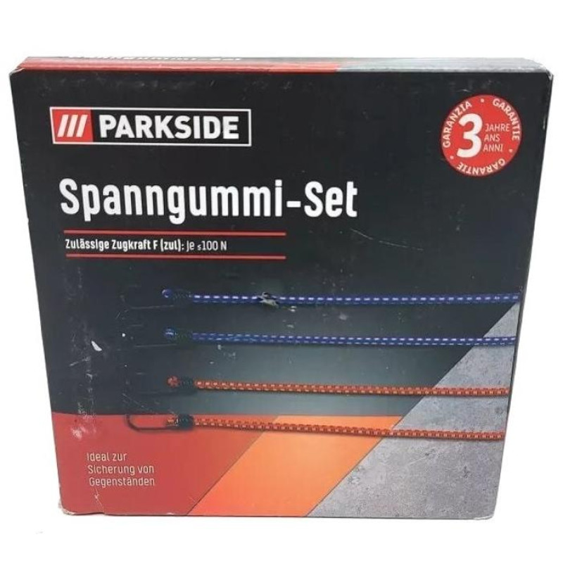 Комплект кріпильних резинок з гачками Parkside 4шт