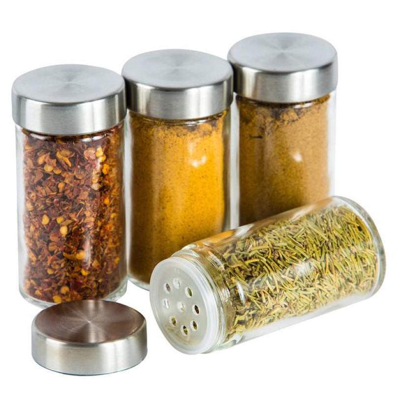Набір для спецій Spice Carousel карусель на 16 ємностей - скляний контейнер органайзер для зберігання спецій - підставка для кухні, що обертається