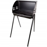 Складаний портативний вугільний садовий гриль - барбекю BBQ TIME 55 х 46,5 х 73,5 см