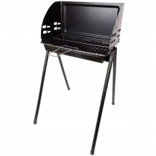 Складаний портативний вугільний садовий гриль - барбекю BBQ TIME 55 х 46,5 х 73,5 см