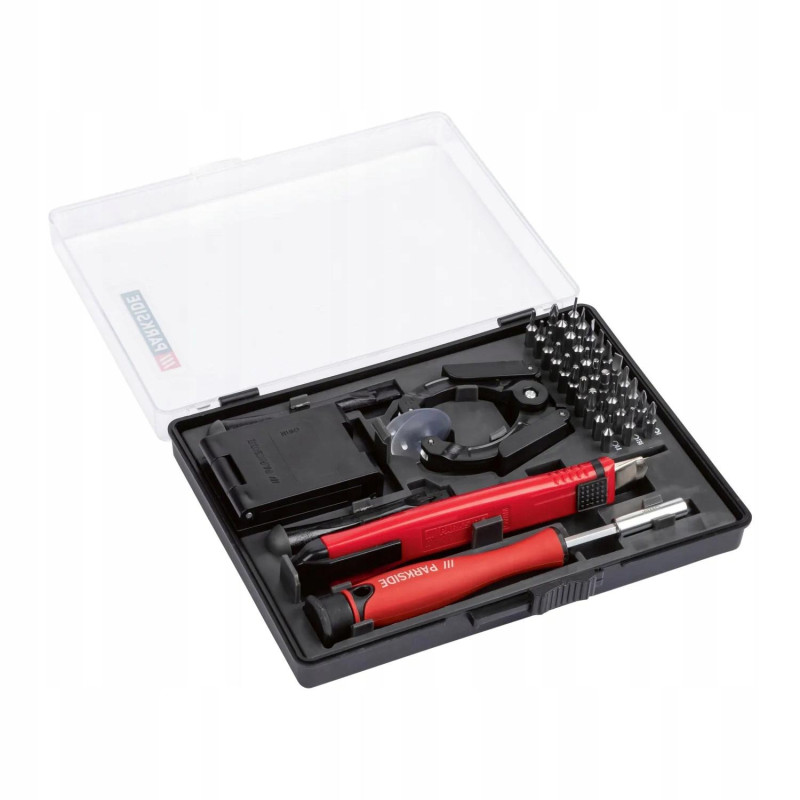 Набір інструментів точної механіки, викрутка з бітами Parkside 37 шт