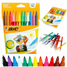 Набір кольорових фломастерів BIC 12шт ( 519088)