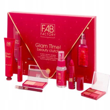 Подарунковий набір косметики, б'юті-бокс FAB Factory Glam Time  8 предметів