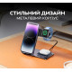 Беспроводная зарядная станция 3 в 1 Intoval Y9 для iPhone/Watch 10W Deep Purple