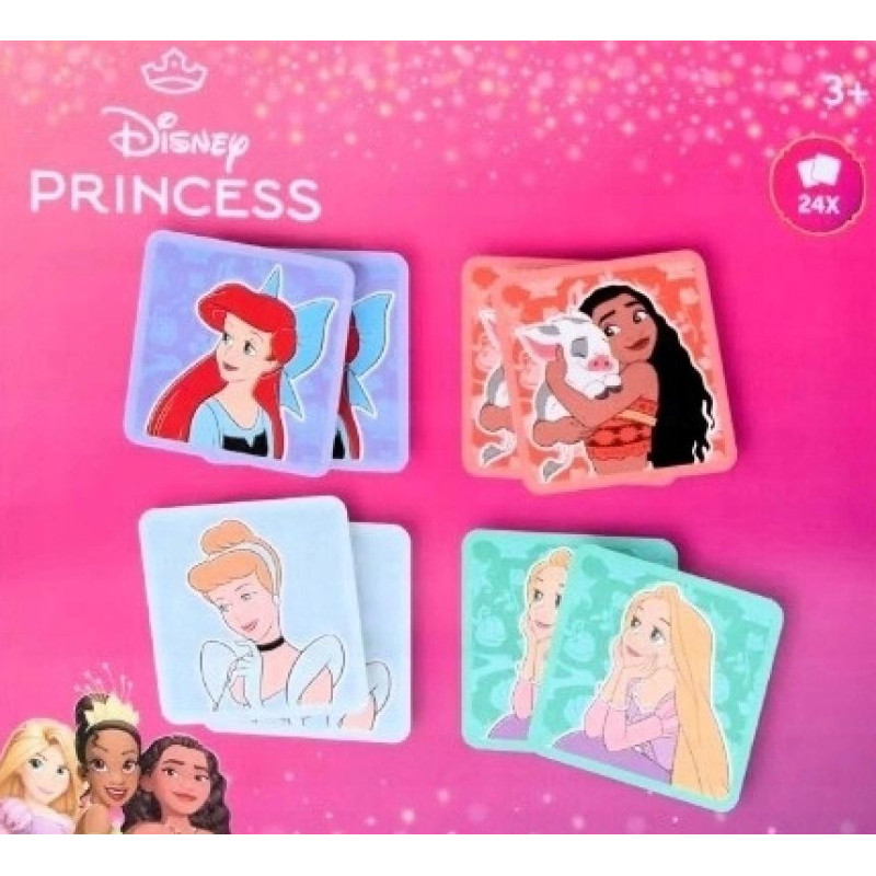 Настільна гра Disney Princess Memo XL, 24 картки з принцесами