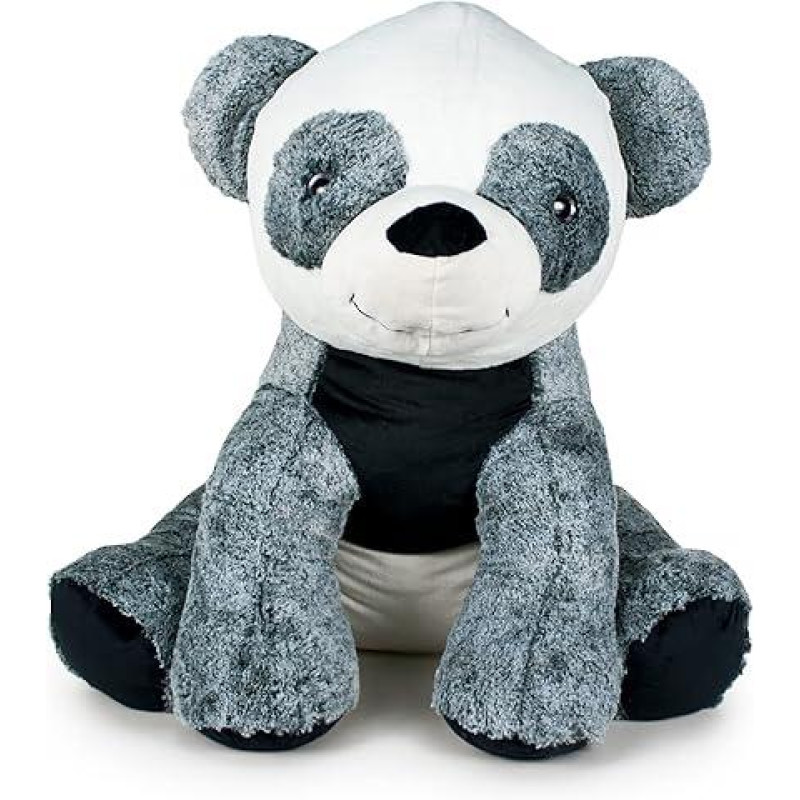 Велика м'яка плюшева іграшка Панда Famosa Softies 80см Сірий