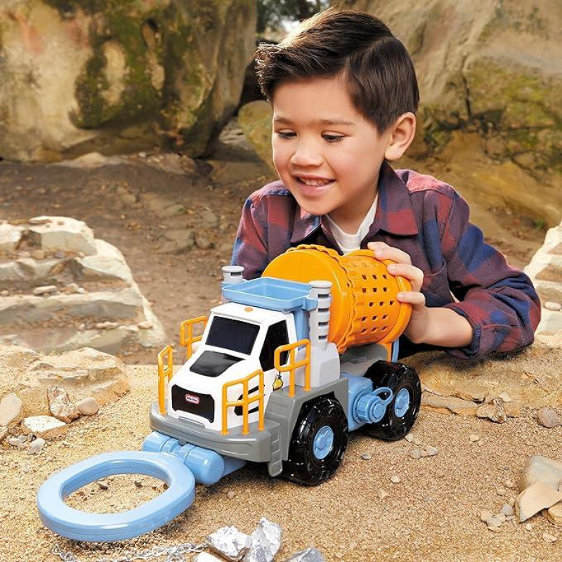 Горный игрушечный грузовик, карьерный самосвал с металлоискателем Little Tikes