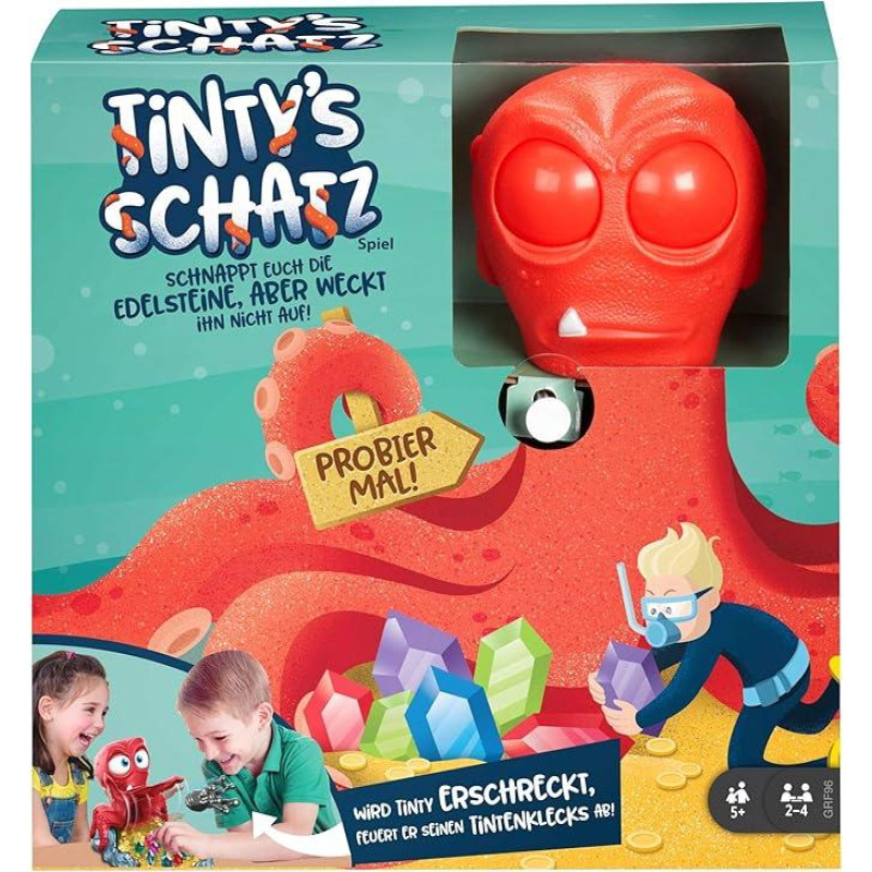 Дитяча настільна гра Восьминіг у скарбах Mattel Inky’s Fortune