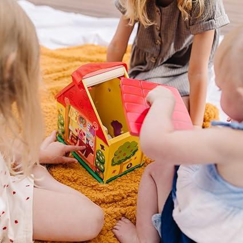Дерев'яний ігровий набір, розвиваючий сортер Будиночок  Melissa&Doug  30х26см