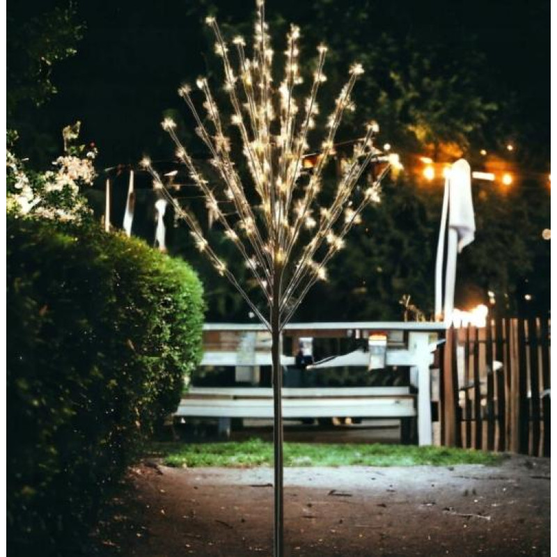 Светодиодное декоративное дерево, гирлянда 110см с таймером Lidl 80 LED на батарейках