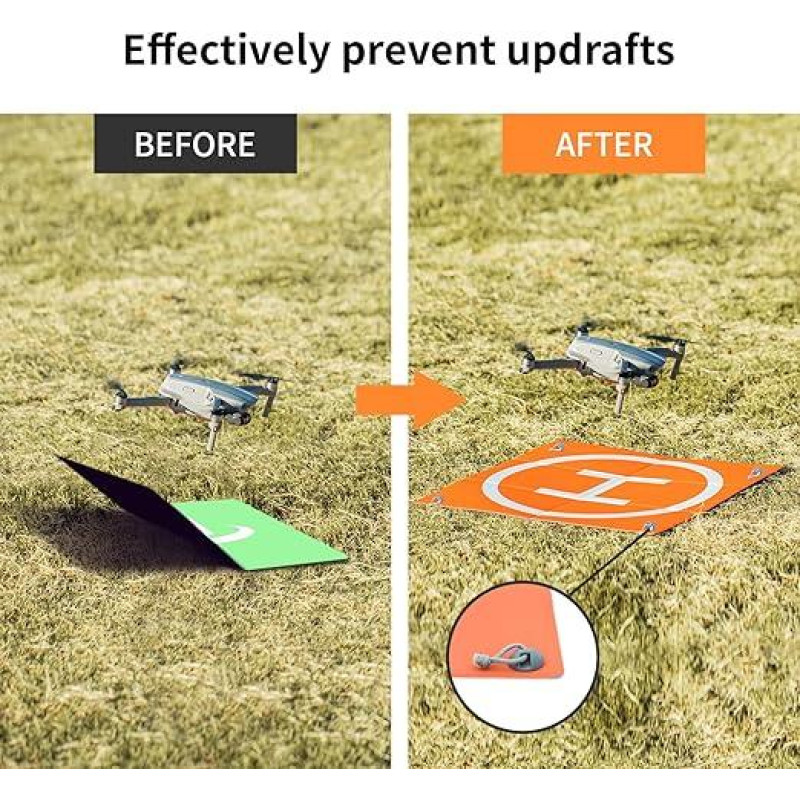 Злітно-посадкова площадка для дронів PGYTECH Landing Pad Pro V2 Помаранчевий/блакитний